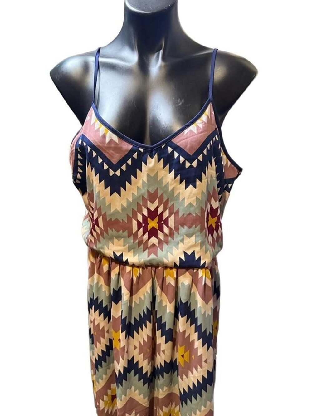 Love by Design Dress Size Small Aztec Print Sleeveless